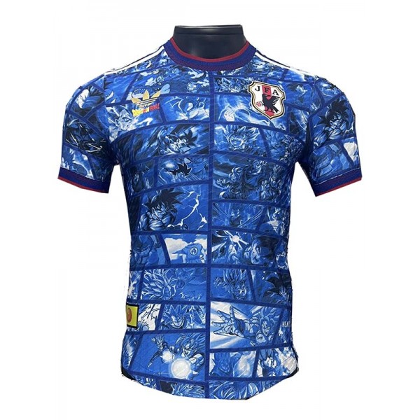 Japan maglia in edizione speciale uniforme da calcio del giocatore di dragon ball maglia da calcio sportiva blu da uomo 2024-2025